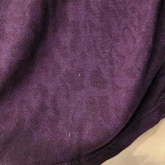 XCVI long sleeve twist neck top in Navy/ leopard print size Small - Picture 4 of 10